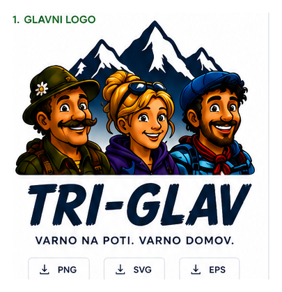 TRI-GLAV znak